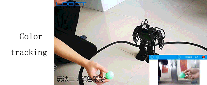 wifi smart hd camera tracking rc robot app/stick control