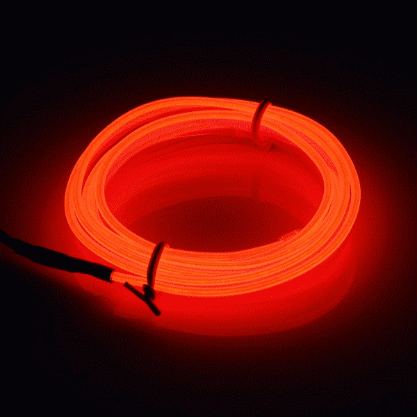 1m led flexible el wire neon glow light rope s