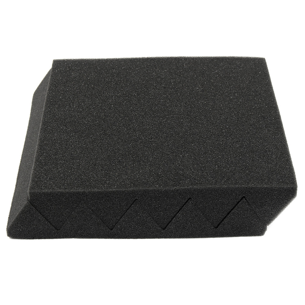 30cmx30cmx5cm black acoustic wedge foam tile sound absorption
