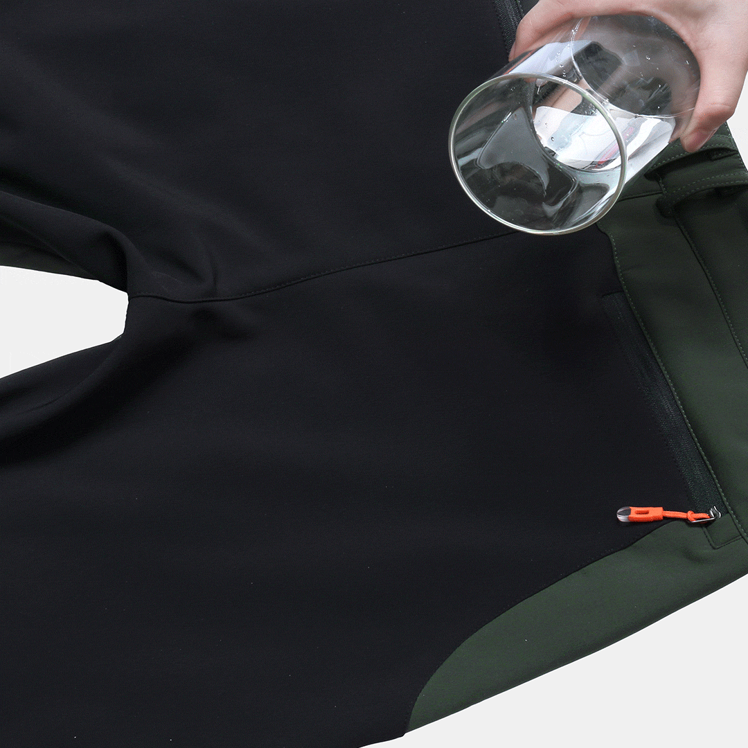 mens water repellent zipper wear resistant high elasticity