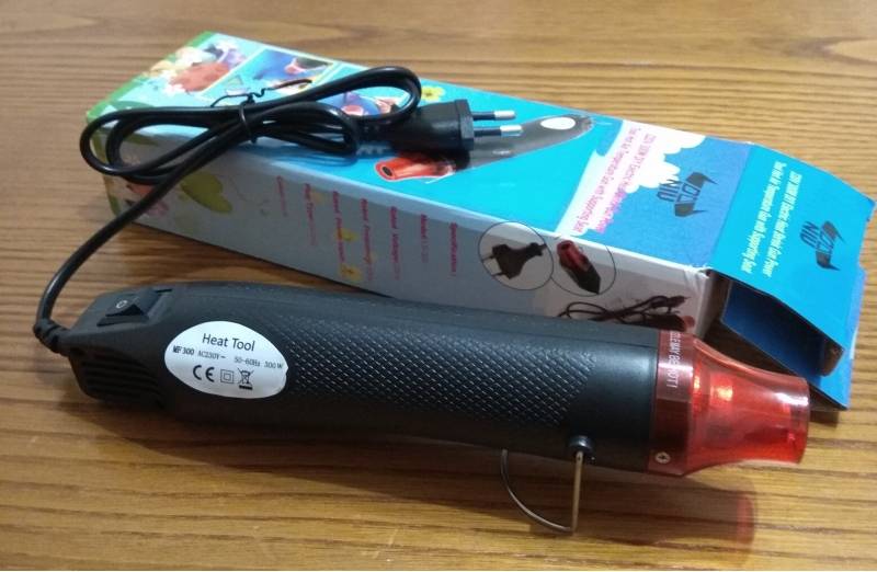 DANIU Temp/érature de Pistolet /à Air Chaud de Pistolet Thermor/étractable Electrique 220V 300W DIY Avec Si/ège de Soutien