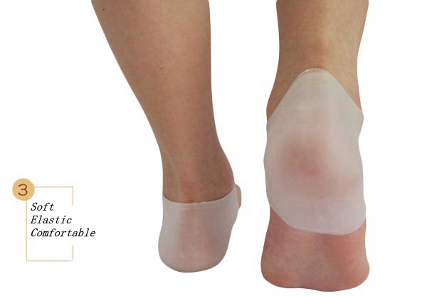 Silicone Gel Heel Protector Painful Squishy Anti-cracking Cushion Pad