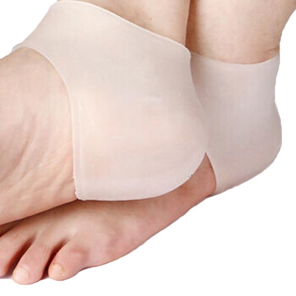 Silicone Gel Heel Protector Painful Squishy Anti-cracking Cushion Pad