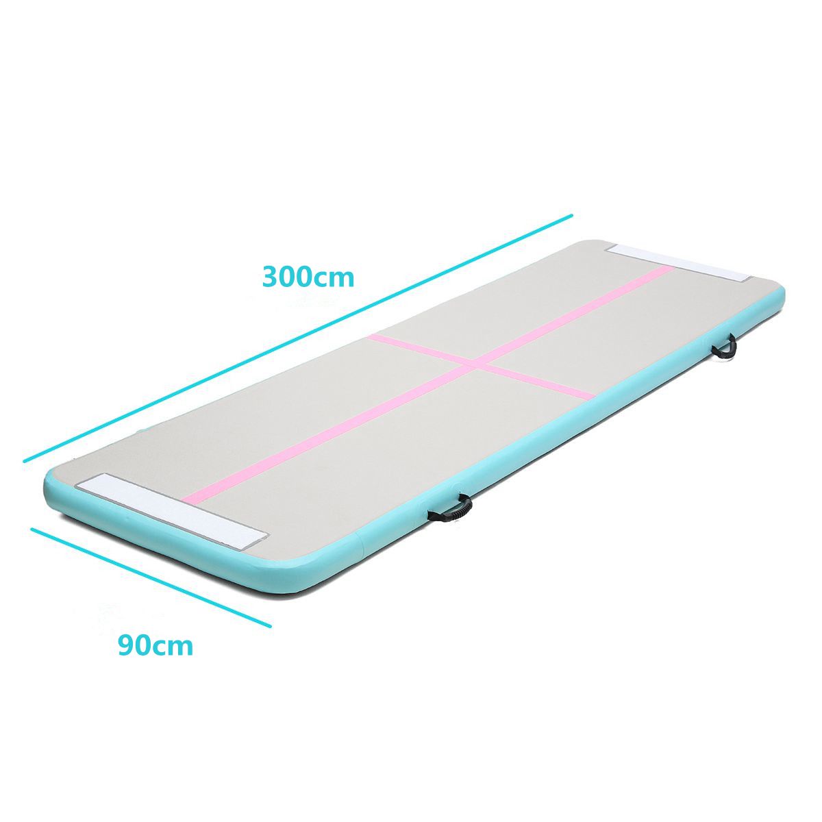 CNSPORT Airtrack Tapis de Gymnastique Gonflable Air Track pour Gymnaste Tumbling Yoga