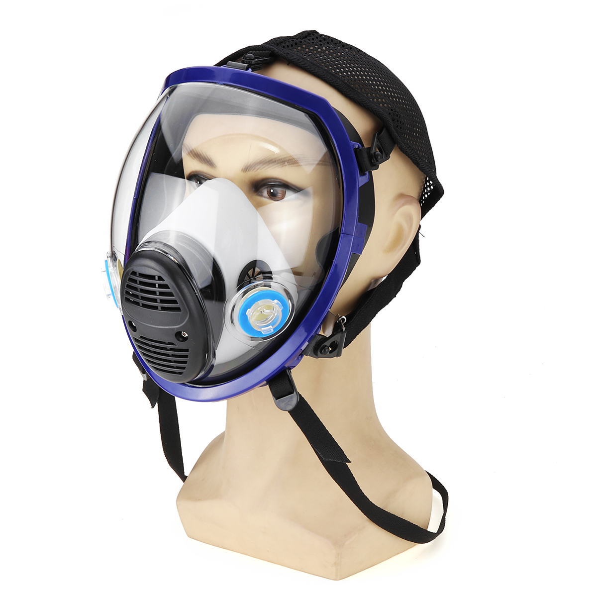 tam yüz gaz maske silikon yüz parçası maske boyama 3m 6800 ...