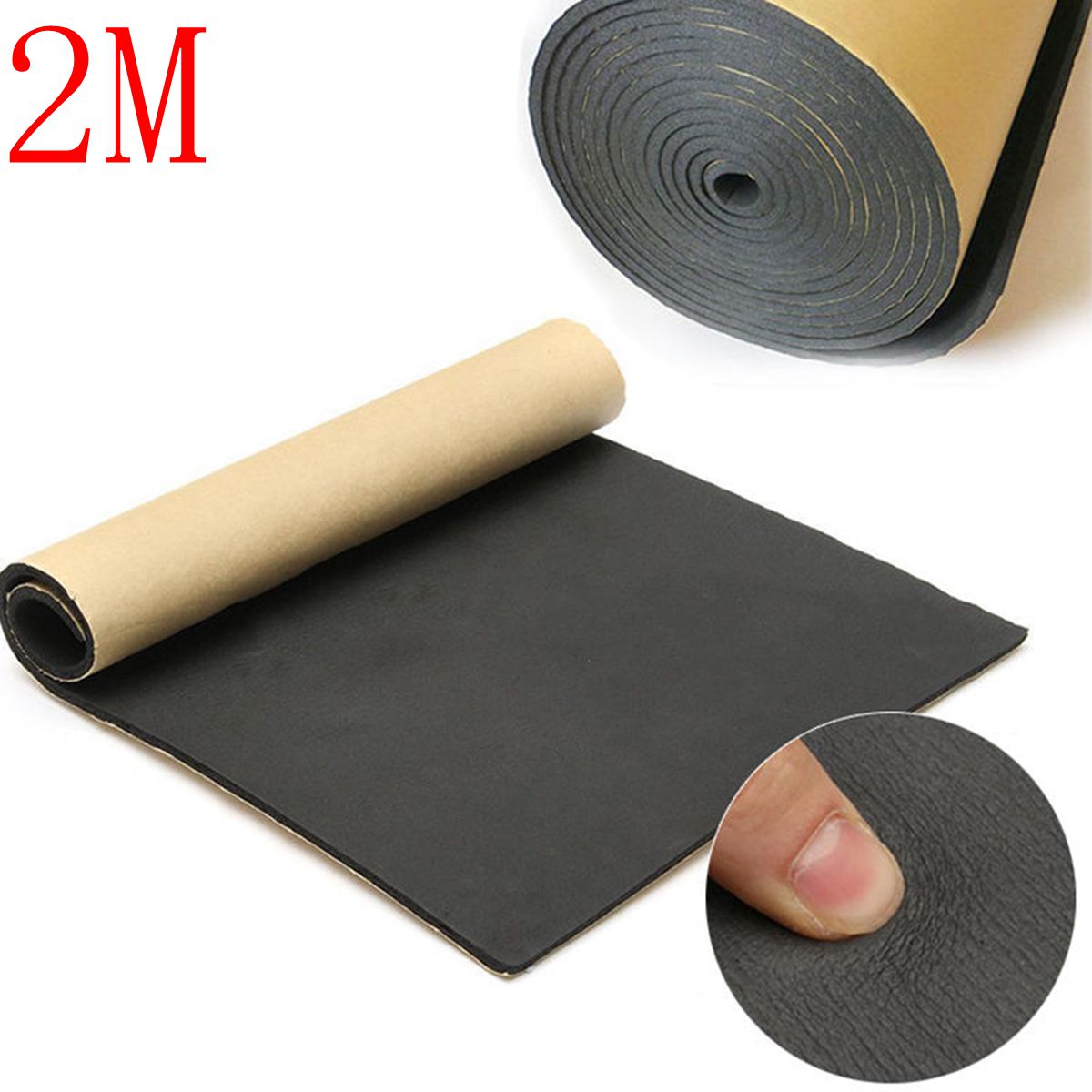 200cmx100cm 3mm Car Auto Van Soundproof Vibration Mat Insulation