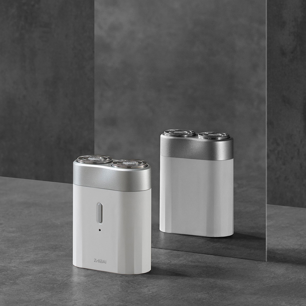 ZHIBAI SL201 Mini afeitadora eléctrica portátil lavable USB inalámbrico recargable Impermeable afeitadora eléctrica Navaja para hombres regalo de Xiaomi Youpin