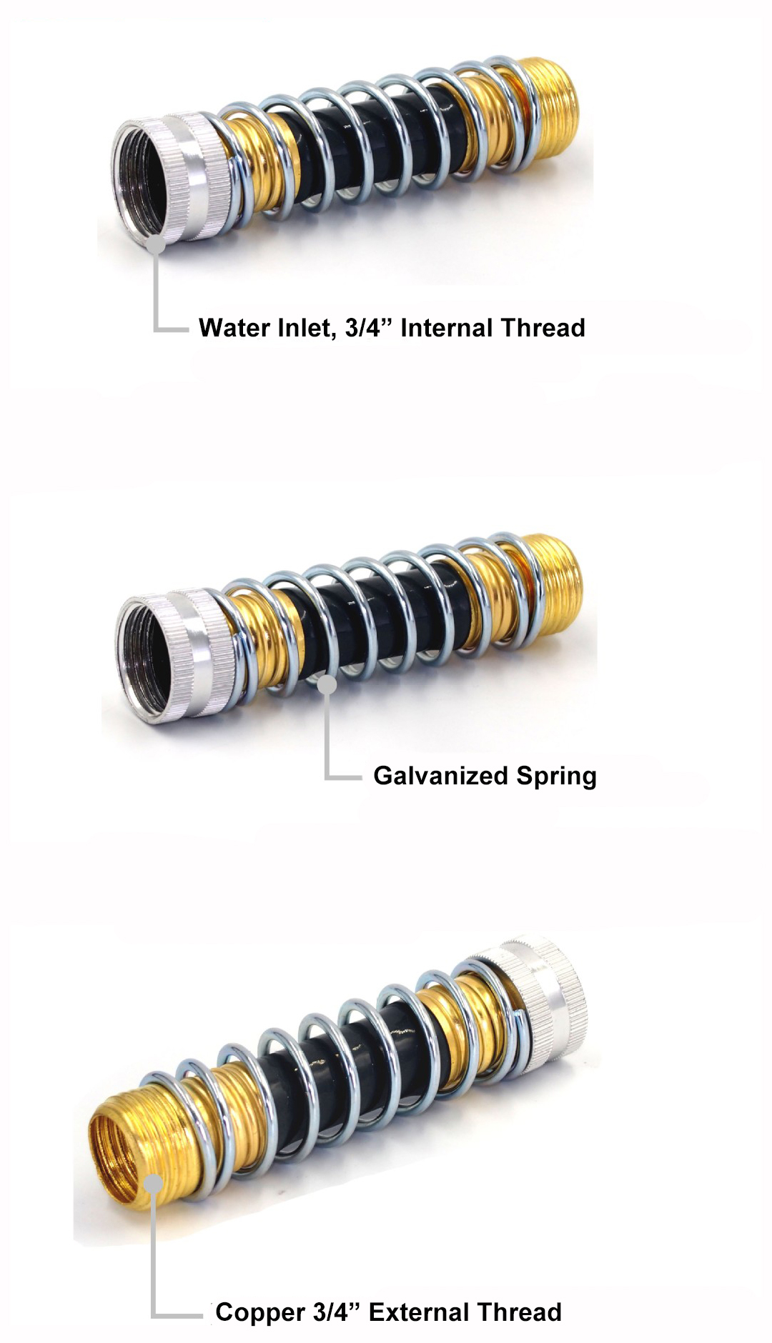 Garden Hose Saver Faucet Kink Protector Spring Water Hose Pipe