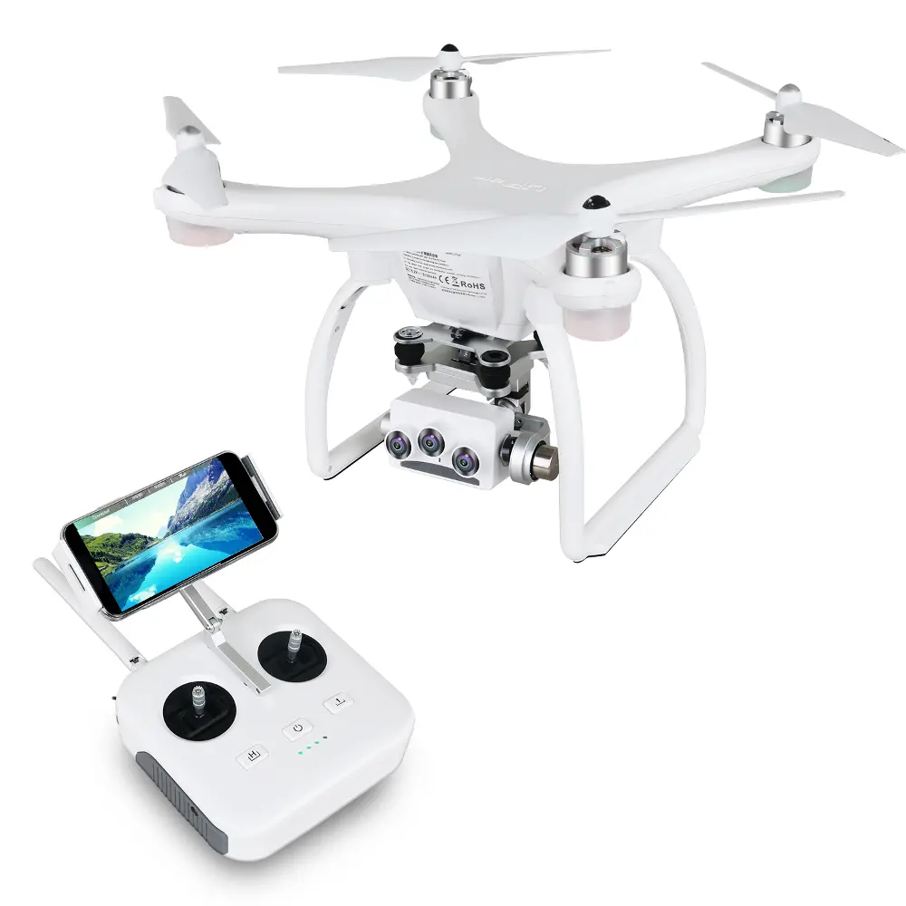UPair 2 อัลตราโซนิก 5.8 กรัม 1 กิโลเมตร FPV 3D + 4 พัน + 16MP กล้อง ด้วย 3 แกน Gimbal GPS โดรน โดรน RTF