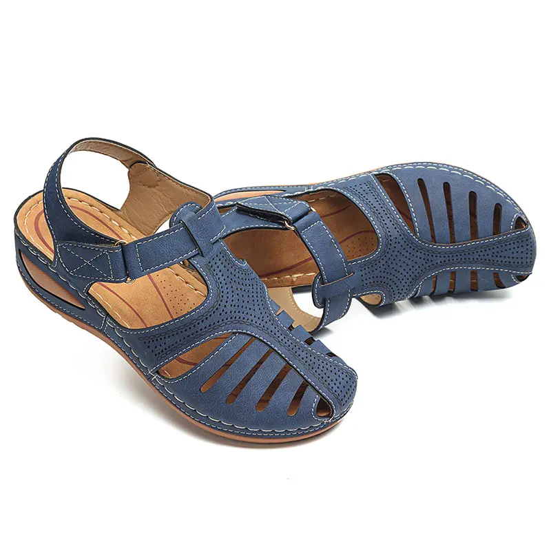 LOSTISY Women Lightweight Hollow Out Soft Sole Sandals