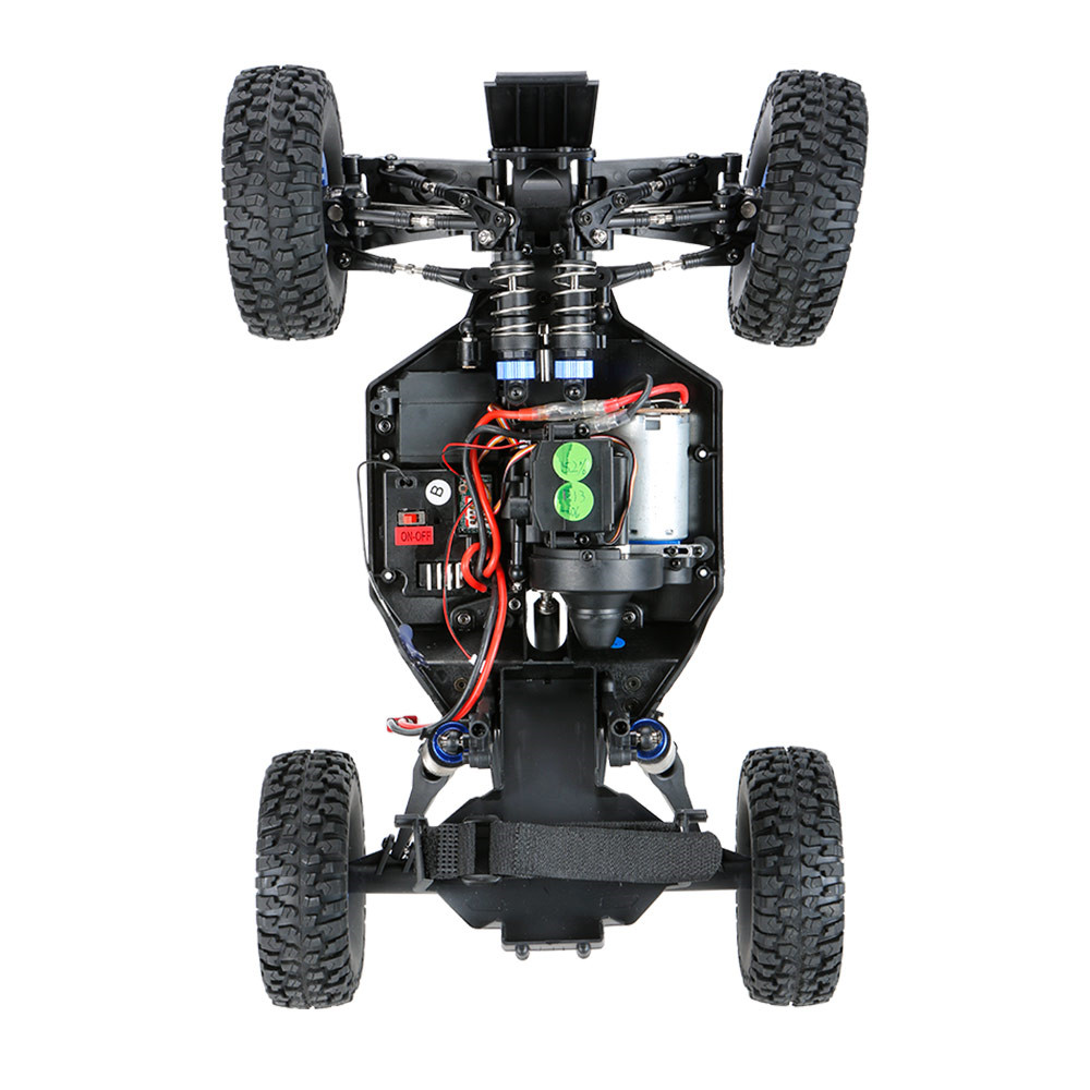 Wltoys 10428B 1/10 2.4 กรัม 4WD 30 กิโลเมตร / ชั่วโมง Rc รถ ร็อคตีนตะขาบยานพาหนะปีนเขารถบรรทุก RTR รุ่น