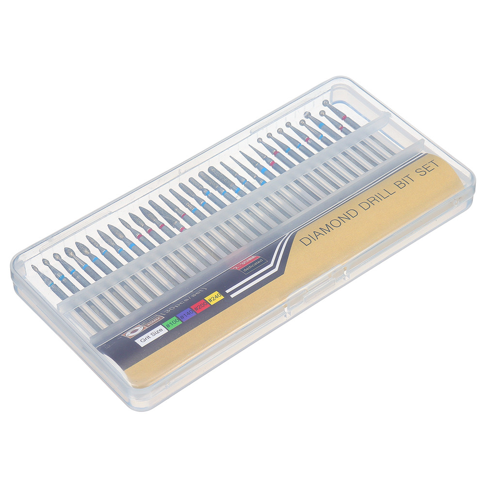 Diamond nail drill bits