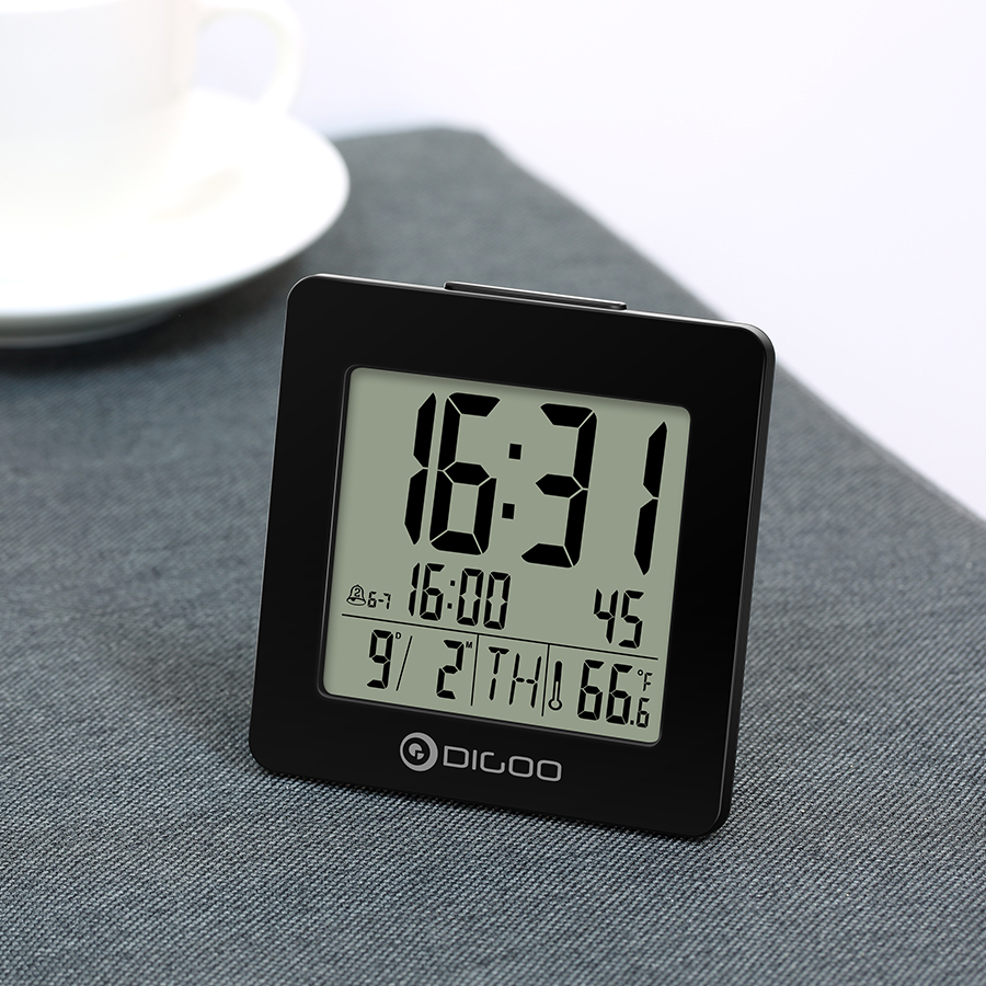 Digoo DG-C2 Horloge Thermomètre Bureau Familial Confort Intérieur Digital Blue Rétroéclairé LCD Réveil 3 Modes de Réglage d'alarme Digoo DG-C2 Horloge Thermomètre Bureau Familial Confort Intérieur Digital Blue Rétroéclairé LCD Réveil 3 Modes de Réglage d'alarme