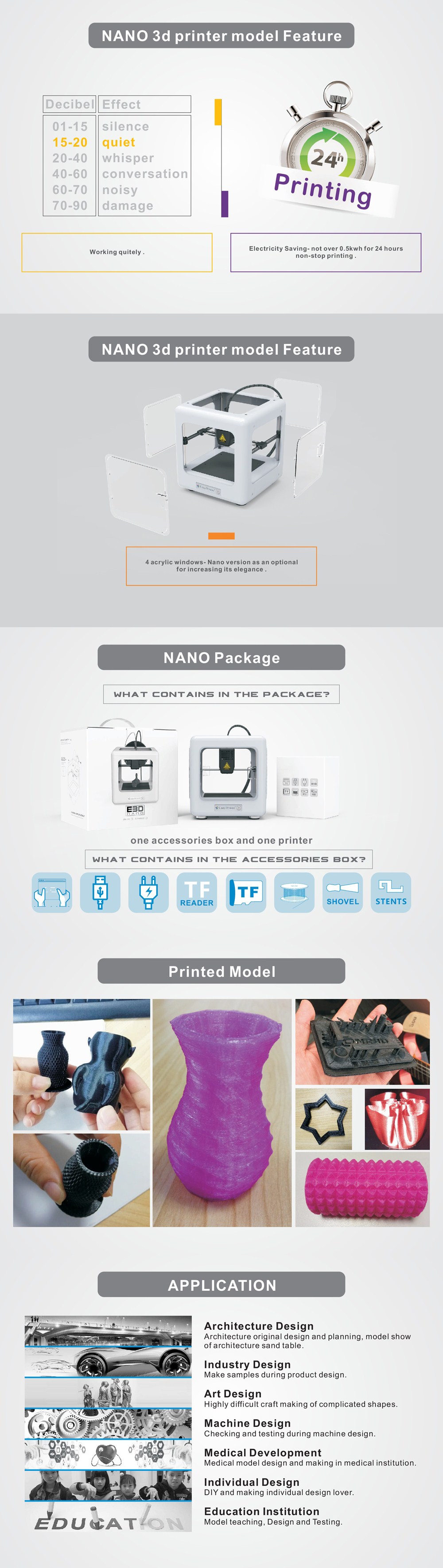 Easythreed Nano Mini Impresora 3d Completamente Ensamblada Para La Educación Del Hogar Y Los Estudiantes Soporte De Tamaño De Impresión 90 110 - 