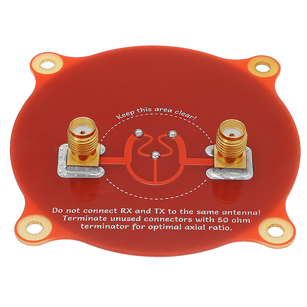 Realacc Antenna a Triplo Feed Patch-1 5.8GHz 9,4dBi FPV Antenna a Pagoda Direzionale Circolare Polarizzata Realacc Antenna a Triplo Feed Patch-1 5.8GHz 9,4dBi FPV Antenna a Pagoda Direzionale Circolare Polarizzata