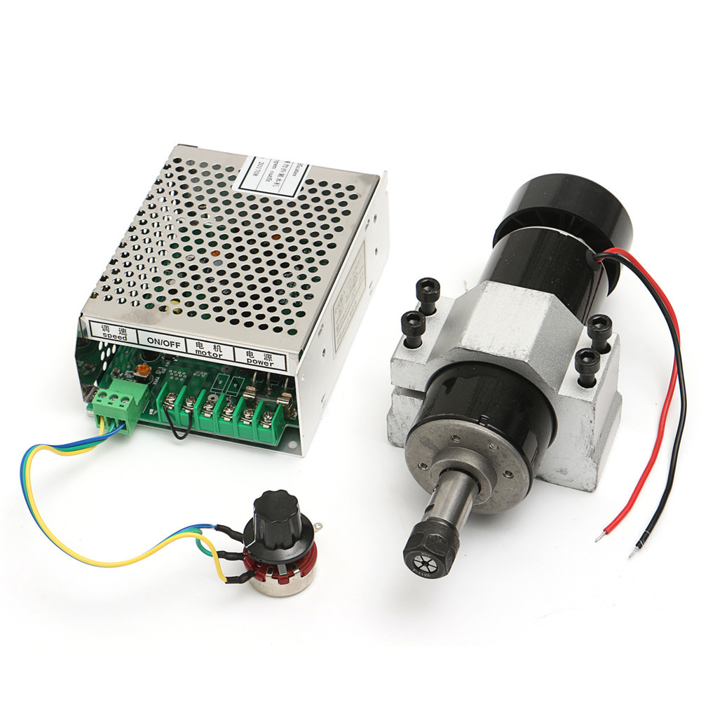 110-220V  500W Spindle Motor with Speed Governor and 52mm Clamp for CNC Machine