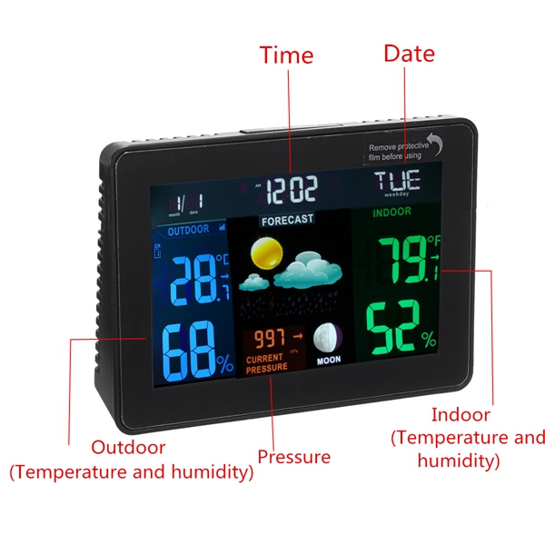 Метеостанция clock humidity