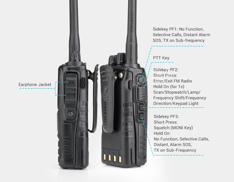 Wouxun KG-UV9D Plus Çift Band İletim Çapraz Band Tekrarlayıcı Hava Band Walkie Talkie İki yönlü Radyo Wouxun KG-UV9D Plus Çift Band İletim Çapraz Band Tekrarlayıcı Hava Band Walkie Talkie İki yönlü Radyo
