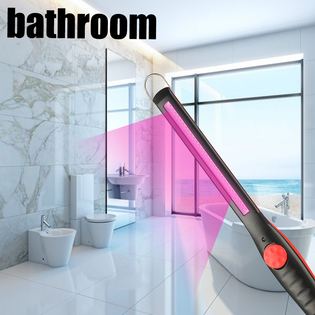 Portable LED stérilisateur ultraviolet lampe de stérilisation de bureau UV désinfection lampe germicide moustique tuant l'artefact pour voyage hôtel voiture de bureau à domicile