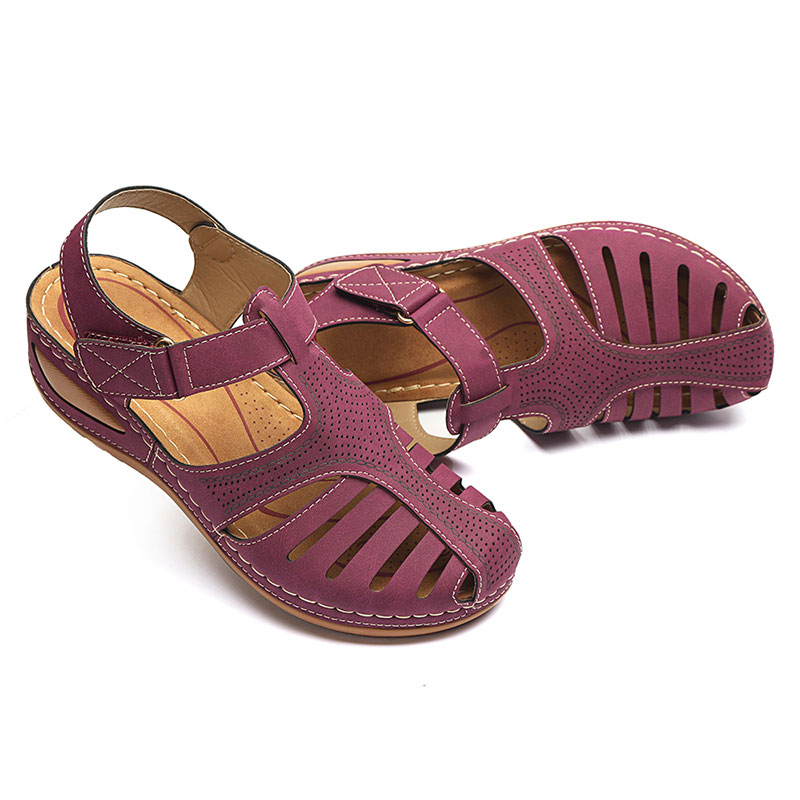 LOSTISY Women Lightweight Hollow Out Soft Sole Sandals