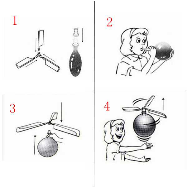 balloon helicopter toy