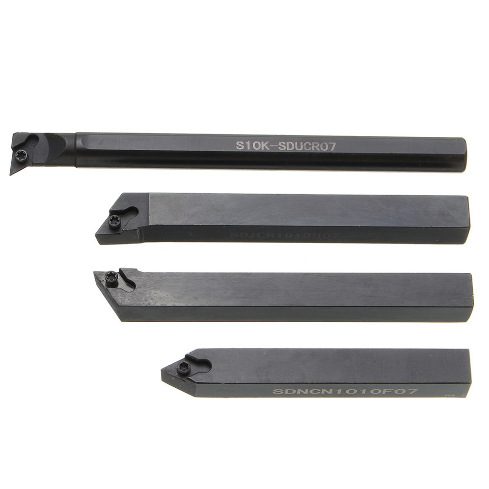 S10K-SDUCR07 SDJCR1010H07 SDJCL1010H07 SDNCN1010H07 10mm Turning Tool Holder and 4pcs DCMT070204 Ins
