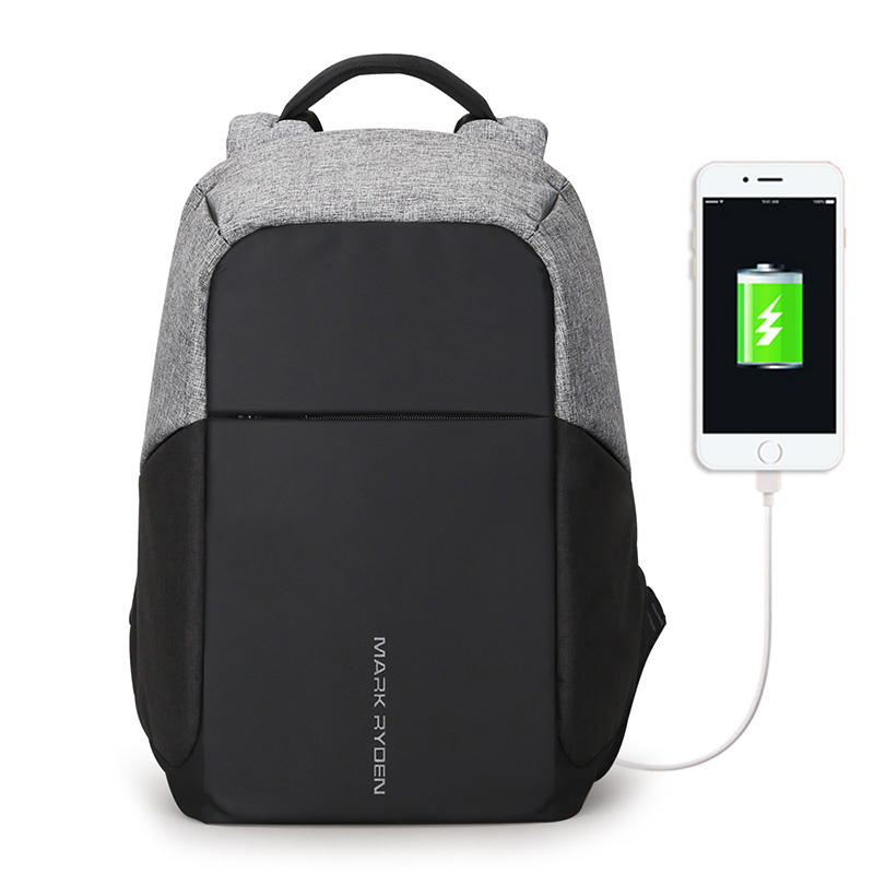 MARK RYDEN MR5815 Multifonction USB de charge pour hommes 15.6 pouces Sacs à dos pour ordinateur portable Voyage en plein air Affaires Sac à dos pour hommes Épaules Anti-vol Sac d'ordinateur portable
