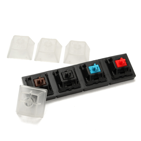 Tester di Commutazione di Tastiera Meccanica Set 4 Interruttori Cherry MX Trasparenti Marrone Nero Blu Rosso Tester di Commutazione di Tastiera Meccanica Set 4 Interruttori Cherry MX Trasparenti Marrone Nero Blu Rosso