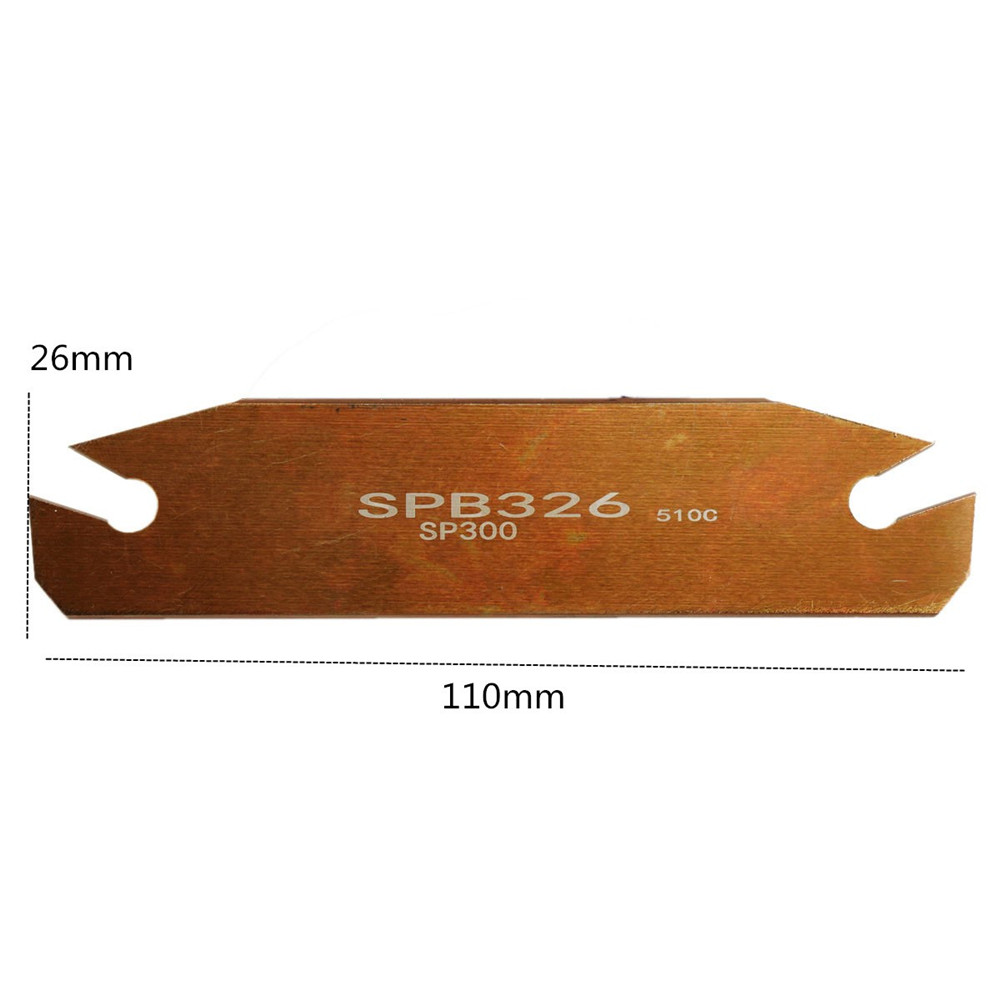 SPB26-3 26mm Part Off Blade Grooving Cut-Off Tool for ZQMX 3N11-1E SP300 Insert SMBB1626 Holder