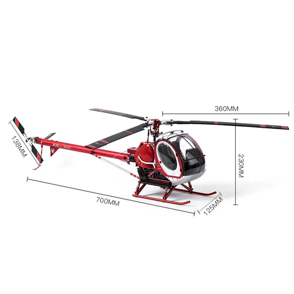 JCZK 300C 470L DFC 6CH 3D โรเตอร์สามใบมีด TBR ซูเปอร์จำลอง RC เฮลิคอปเตอร์ RTF