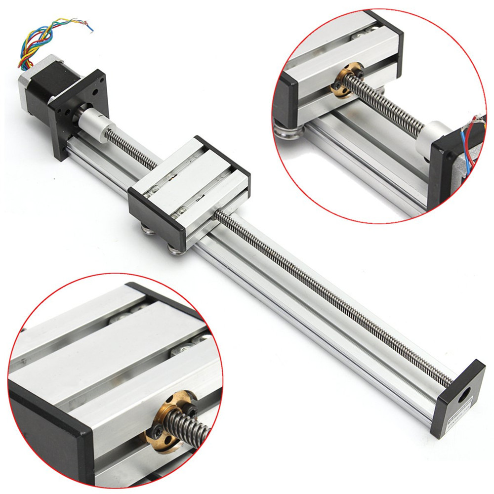 300mm Stroke Actuator CNC Lead Screw Linear Slide Rail Guide with 42 Stepper Motor