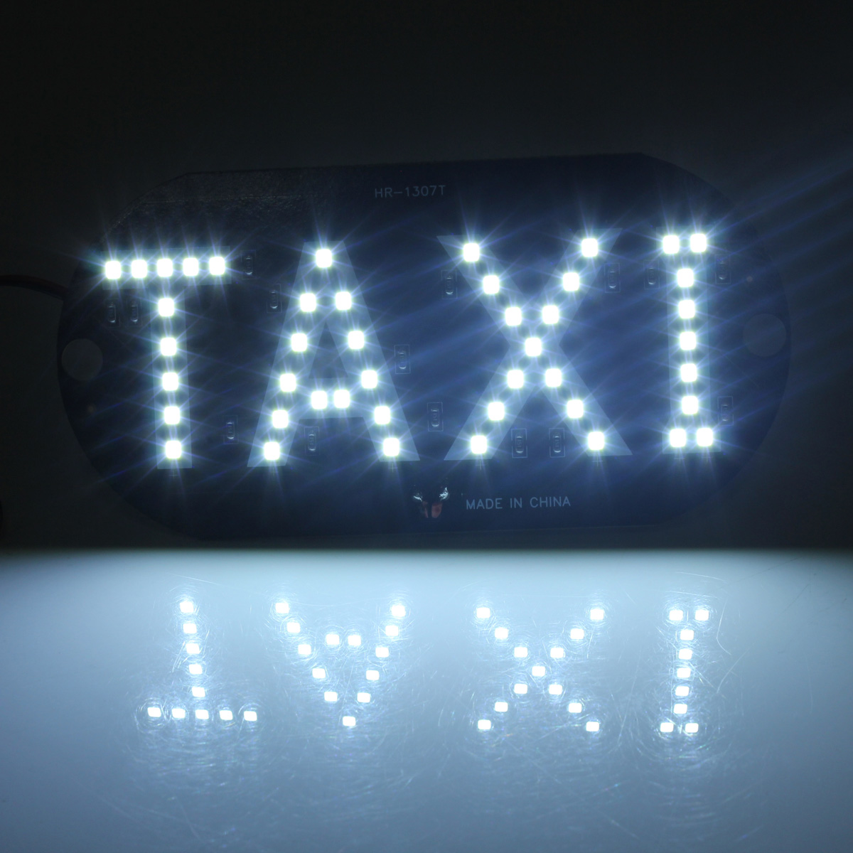 Coche blanco LED taxi signo techo de luz 12v vehical interior lámpara parabrisas