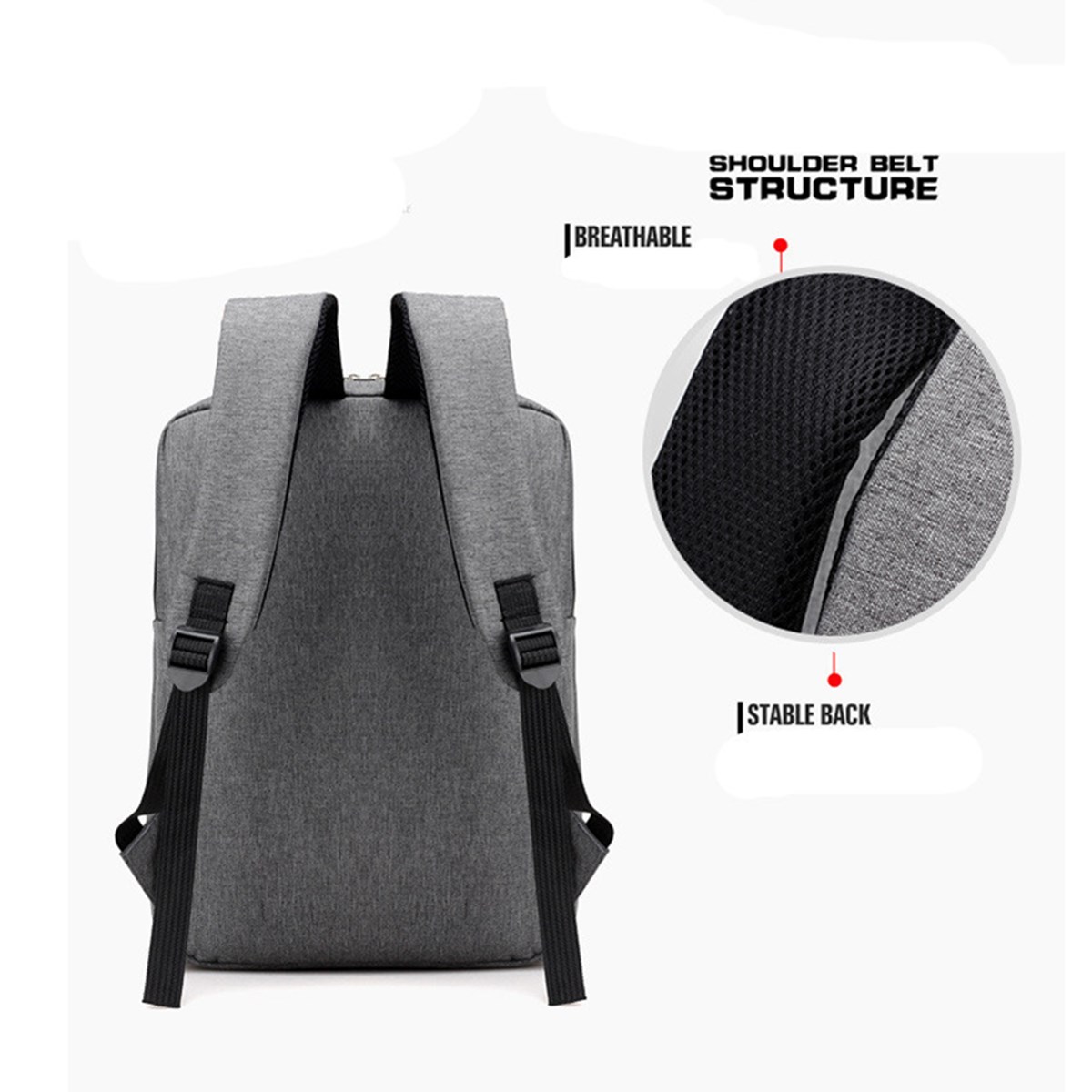 Men Women Waterproof Laptop Backpack Computer Travel School Shoulder Bags