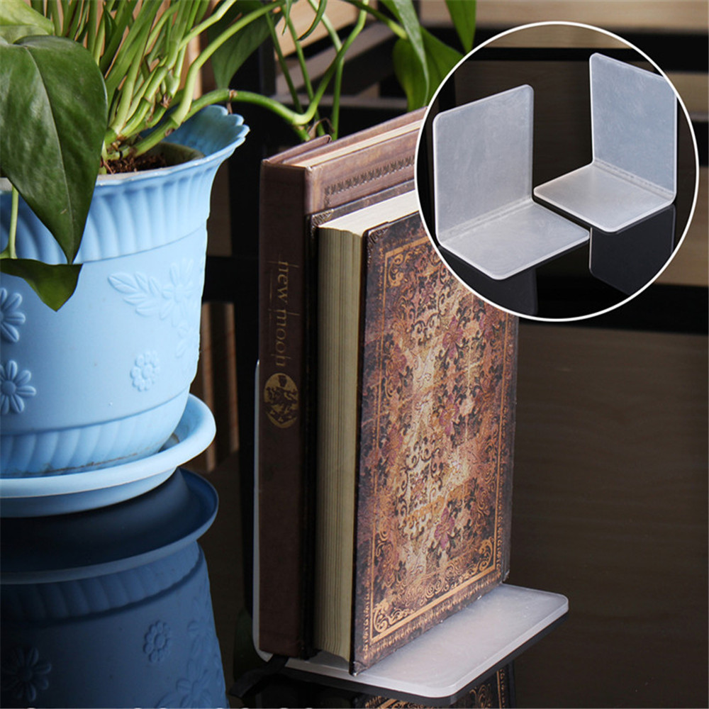 100x100x80x3mm Clear Acrylic Bookends