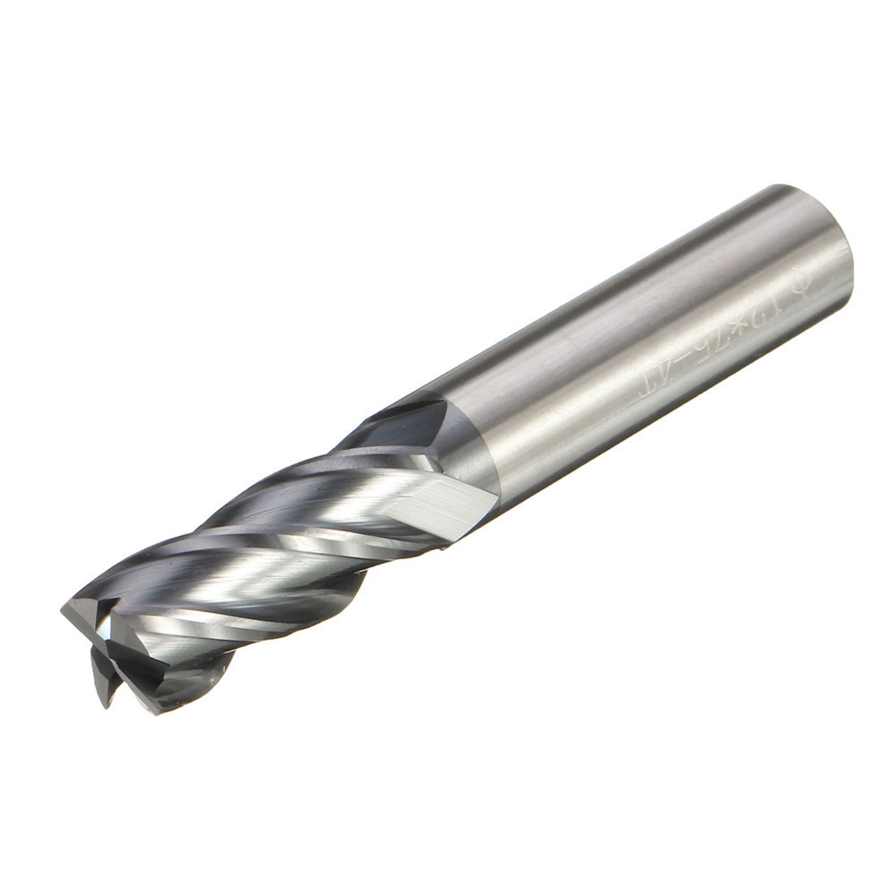 12mm 4 Flute Tungsten Carbide Endmill Cutter Wood Working Tool