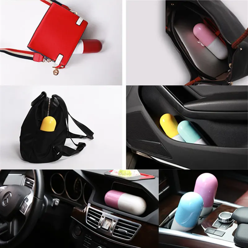 Honana HN-KU4 compressed mini pocket capsule umbrella ultra-light ultra-small waterproof UV rain umbrellas