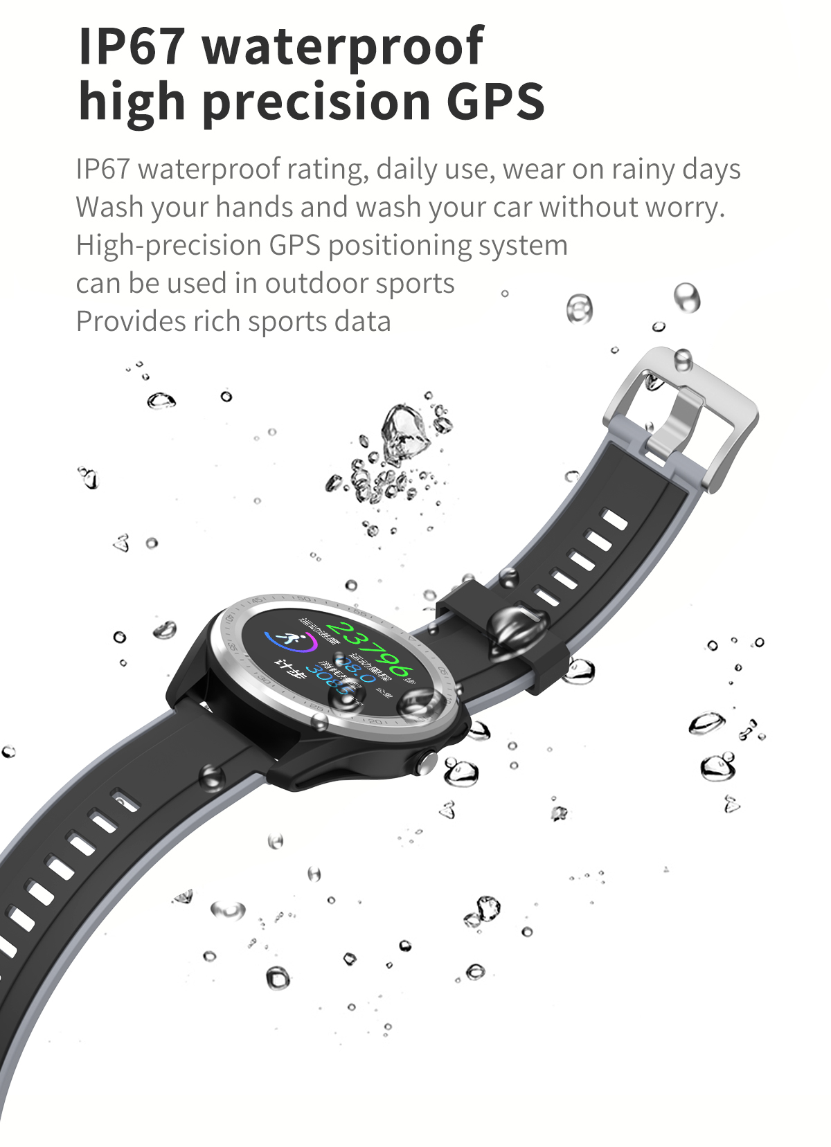 Bakeey M17 1,4 pouces HD Moniteur de pression artérielle à bracelet tactile 10 modes sportifs Tracker Smart Watch