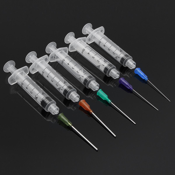 5Pz 5ml Sigillatura a Siringa Sigillata Punte Smussate Sigillate per Inchiostro per Olio di Colla 5Pz 5ml Sigillatura a Siringa Sigillata Punte Smussate Sigillate per Inchiostro per Olio di Colla