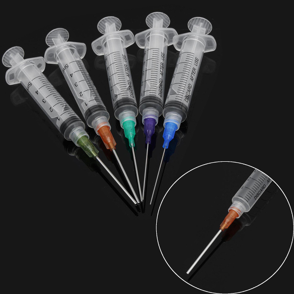 5Pz 5ml Sigillatura a Siringa Sigillata Punte Smussate Sigillate per Inchiostro per Olio di Colla 5Pz 5ml Sigillatura a Siringa Sigillata Punte Smussate Sigillate per Inchiostro per Olio di Colla