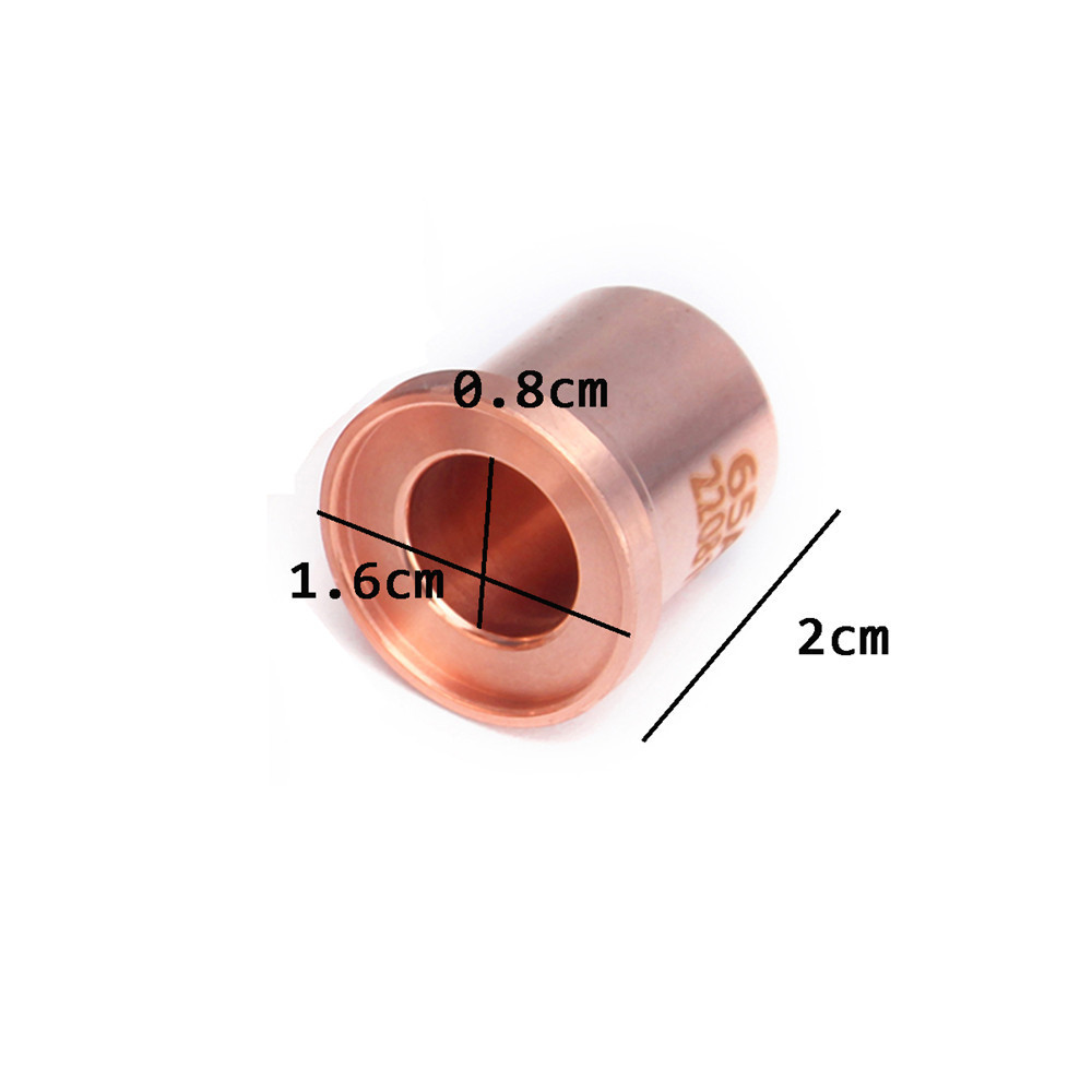 5pcs 220819 65A Electrode Tip mondstuk Cutting Plasma Cutter Accessories for HRT/MRT
