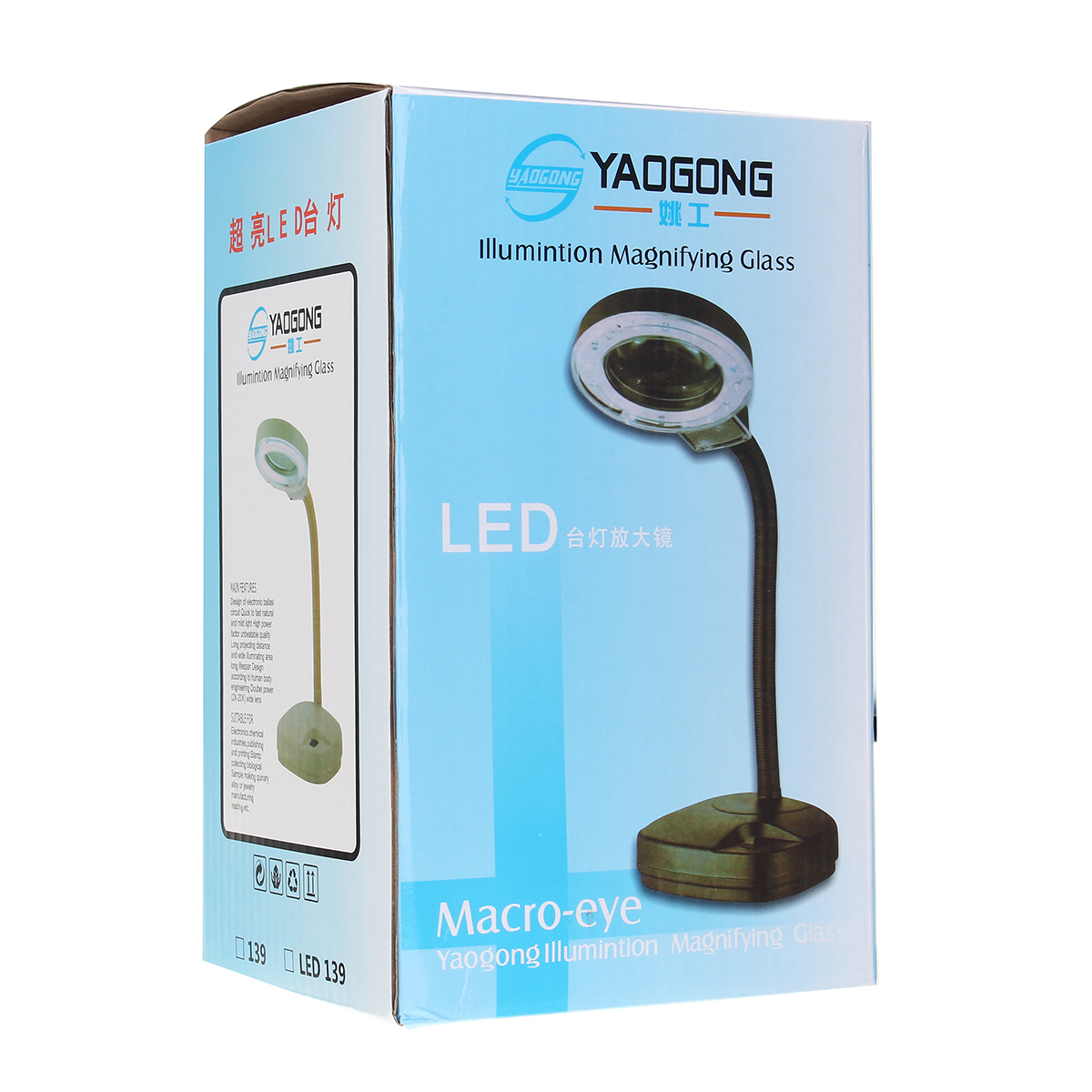 40 Led Illuminazione Scrivania Da Tavolo Lente Dingrandimento Flessibile Lampada 5x 10x