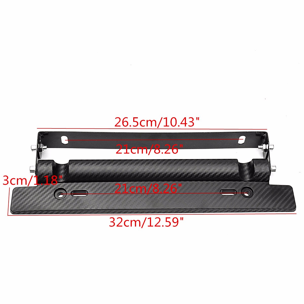 necks broken plate holder jdm License Plate Frame
