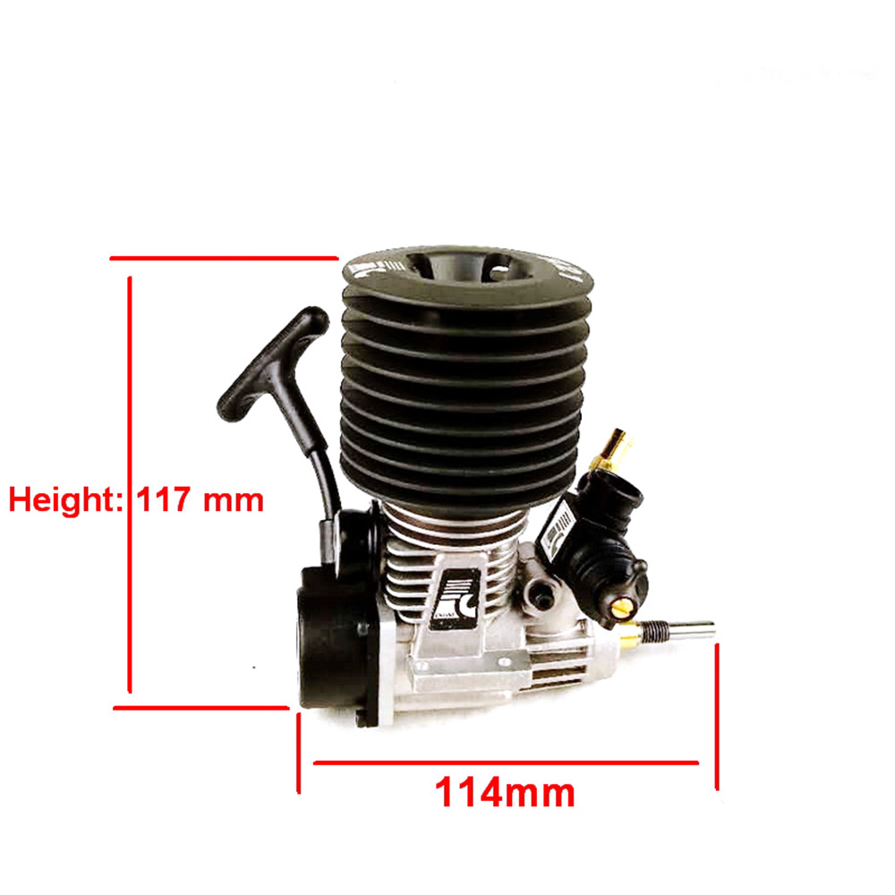 Force.21 Metal Exhaust Hand Pull Starter Engine For 1/8 Gas RC Car Parts