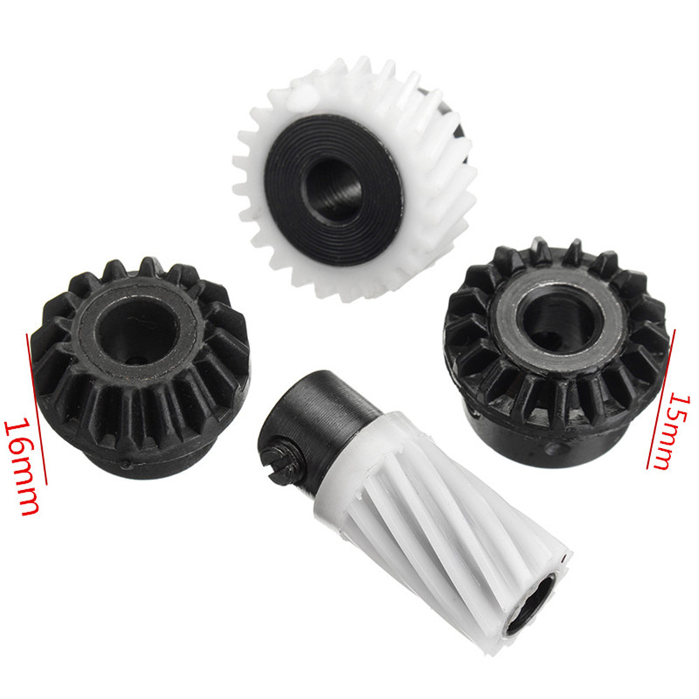 Sewing machine hook drive gears