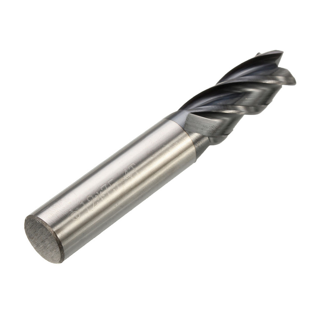 12mm 4 Flute Tungsten Carbide Endmill Cutter Wood Working Tool