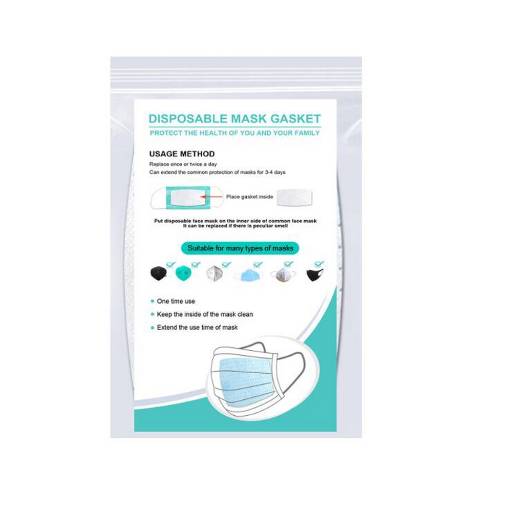 10 Pcs Masque Jetable Filtre Coton Filtre Filtre À Particules Masque Joint Joint Masque Utiliser Filtre Pour Protection Pollution Masque Pad 3 Couche