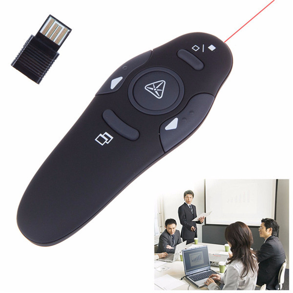 2.4GHz Penna Puntatore Laser Telecomando Wireless USB per Fare Presentazione 2.4GHz Penna Puntatore Laser Telecomando Wireless USB per Fare Presentazione