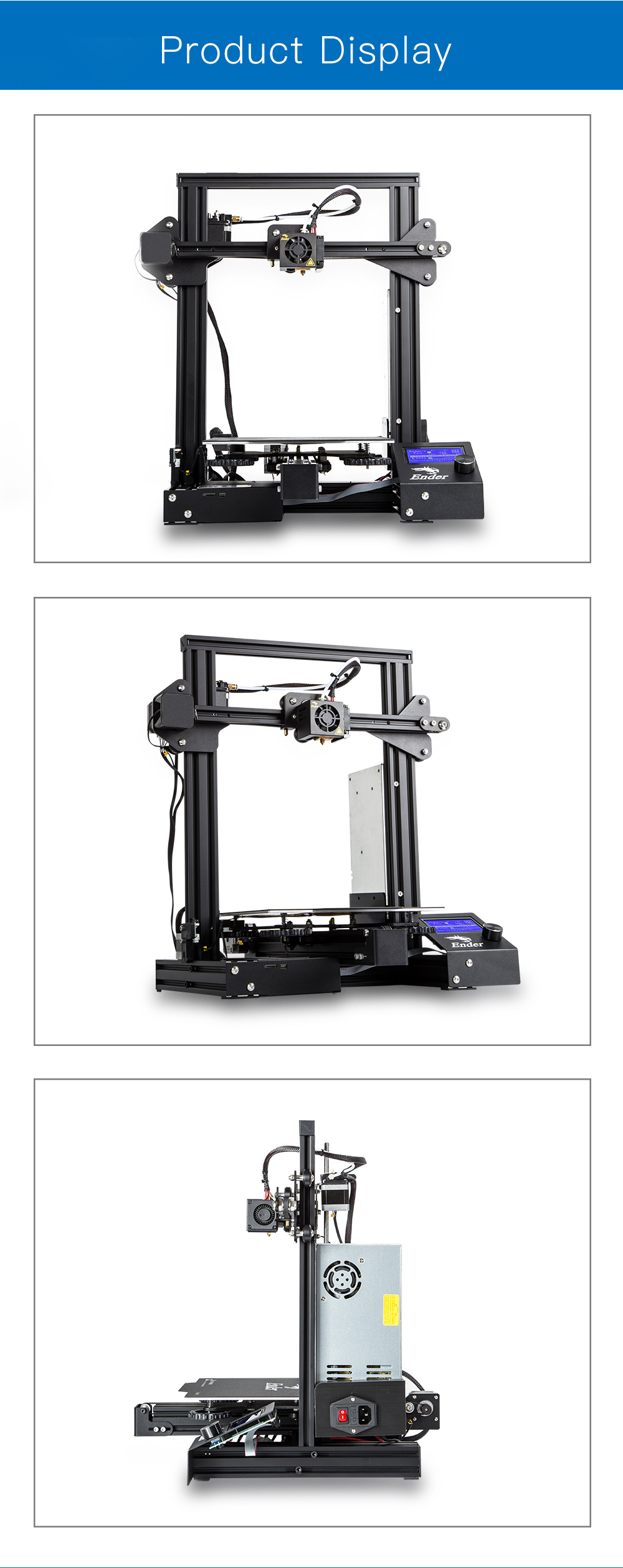 creality 3d® ender-3 pro v-slot prusa i3 diy 3d printer ...