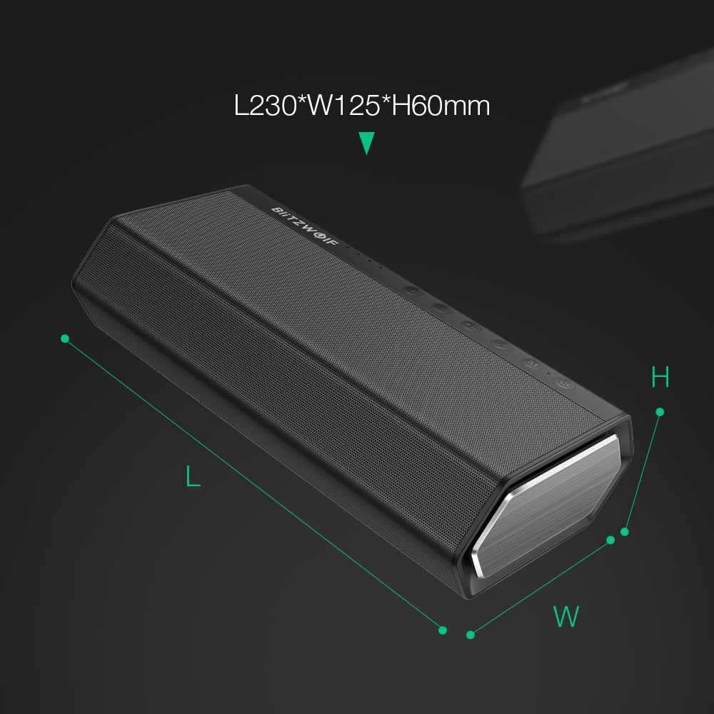 BlitzWolf® BW-AS2 40W 5200mAh Çift Sürücü Kablosuz bluetooth Hoparlör 30W Yukarı Bas Güçlendirilmiş Eller-Serbest Aux Girişi Hoparlör BlitzWolf® BW-AS2 40W 5200mAh Çift Sürücü Kablosuz bluetooth Hoparlör 30W Yukarı Bas Güçlendirilmiş Eller-Serbest Aux Girişi Hoparlör