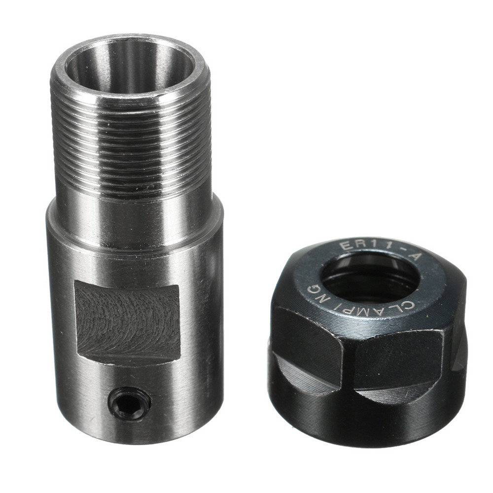 1/4 Inch 6.35mm ER11-A Collet Chuck Holder Motor Shaft Tool Holder Extension Rod